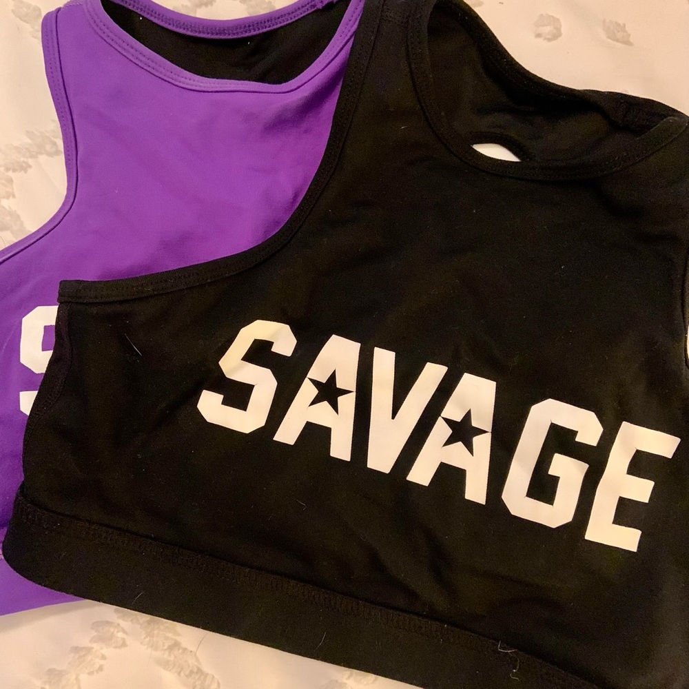 Savage Barbell High Neck Sports Bra